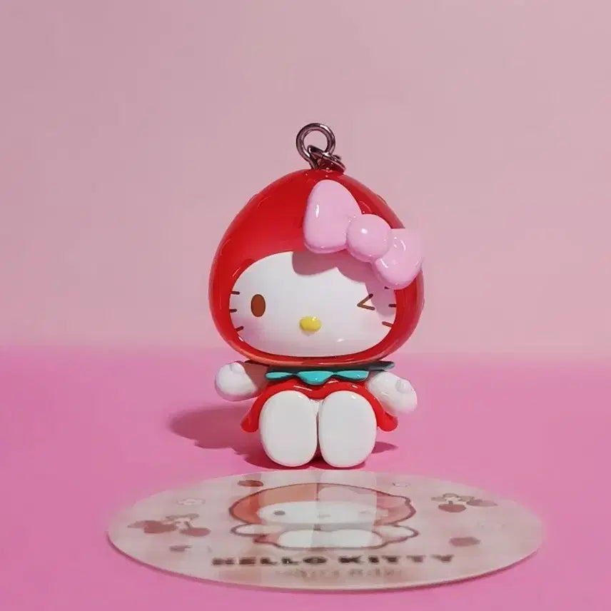[BUNJANG] TOP TOY Sanrio Strawberry Kitty Figure Random Keychain / 탑토이 산리오 스트로베리 딸기 피규어 랜덤 키링 / 히든 헬로키티 스페셜