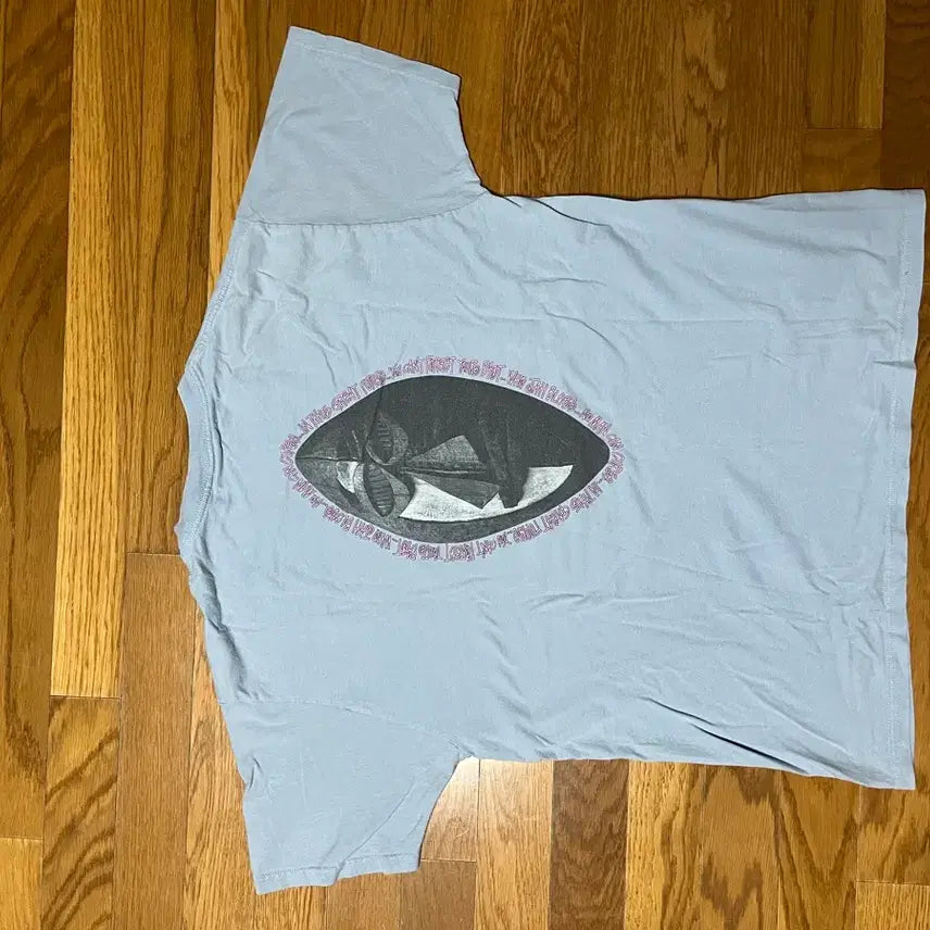 [BUNJANG] Stussy Short Sleeve T-Shirt Sky Blue / 스투시 반팔 라지 스카이블루