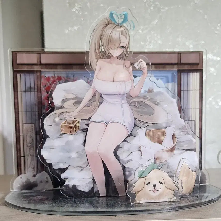 [BUNJANG] Blue Archive Ichinose Asuna Onsen Acrylic Stand / 블루아카이브 이치노세 아스나 온천 아크릴 스텐드 비공굿 판매합니다