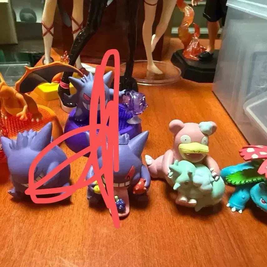 [BUNJANG] Pokemon Shining Gacha Charizard Gengar Blastoise Venusaur / 포켓몬 빛나는 가챠 리자몽 팬텀 등든