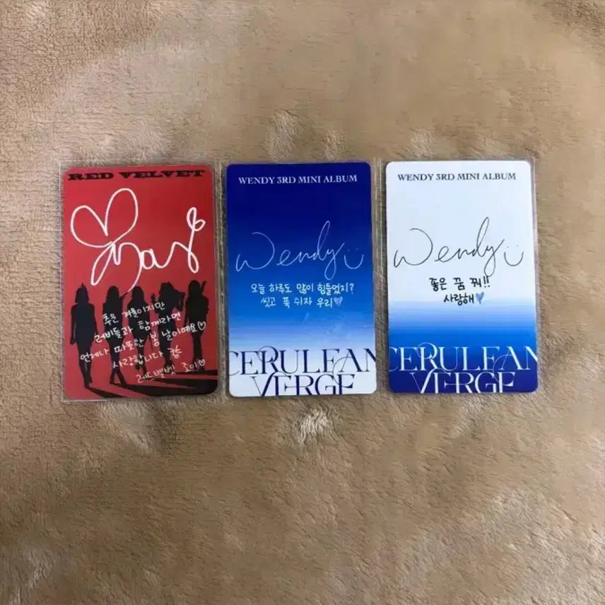 [SOLD OUT] 레드벨벳 조이 웬디 포카 양도