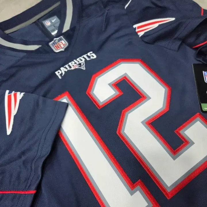 [BUNJANG] Nike NFL New England Patriots Football Jersey / 나이키/NFL 뉴잉글랜드 패트리어츠 풋볼 럭비져지/M,L