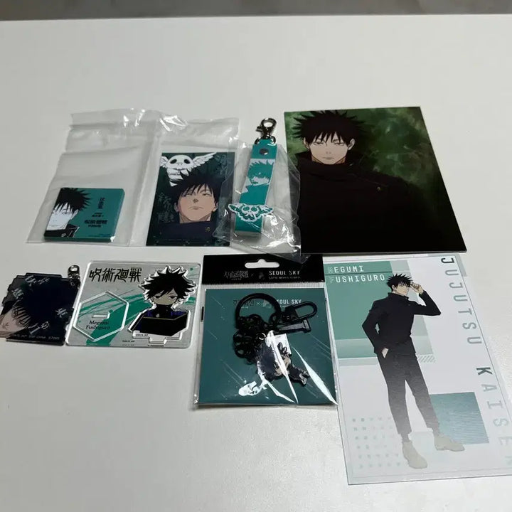 [BUNJANG] Jujutsu Kaisen Fushiguro Megumi Goods Keychain and Acrylic Keychain / 주술회전 후시구로 메구미 굿즈
