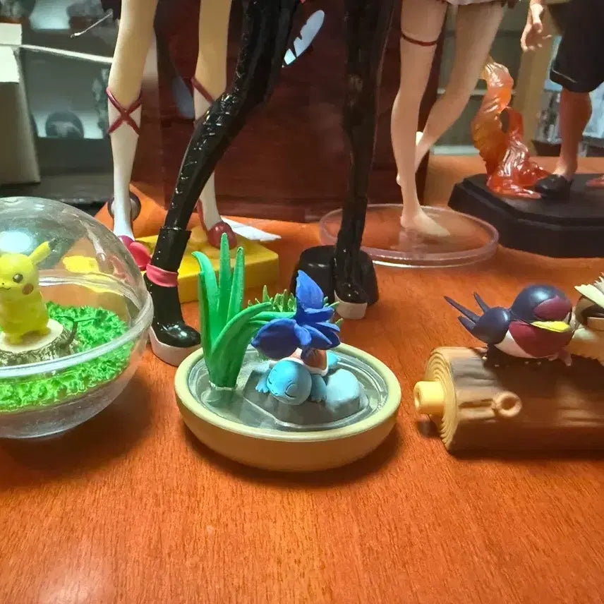 [BUNJANG] Pokemon Scale World Fujiko Fujio 
Pikachu &amp; Squirtle Figure Set / 포켓몬 피규어 리멘트 꼬부기 피카츄