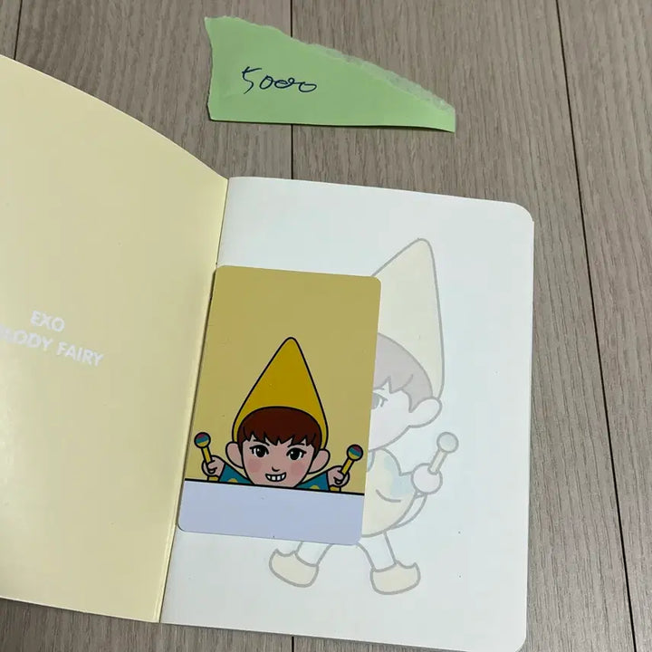 [BUNJANG] EXO Chanyeol Melody Fairy Notebook / (새제품)엑소 찬열 멜로디 페어리 노트