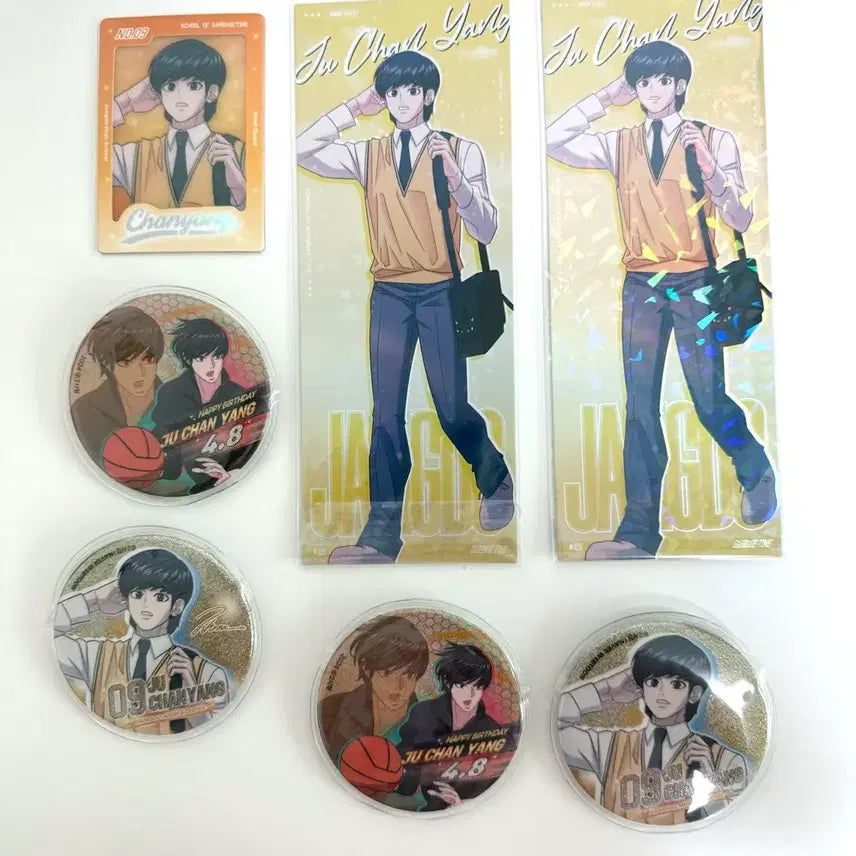 [BUNJANG] Garbage Time Jo Chanyang Player Ticket, Can Badge, Photocard Bundle Set / 가비지타임 갑타 주찬양 선수티켓 캔뱃지 포토카드 일괄
