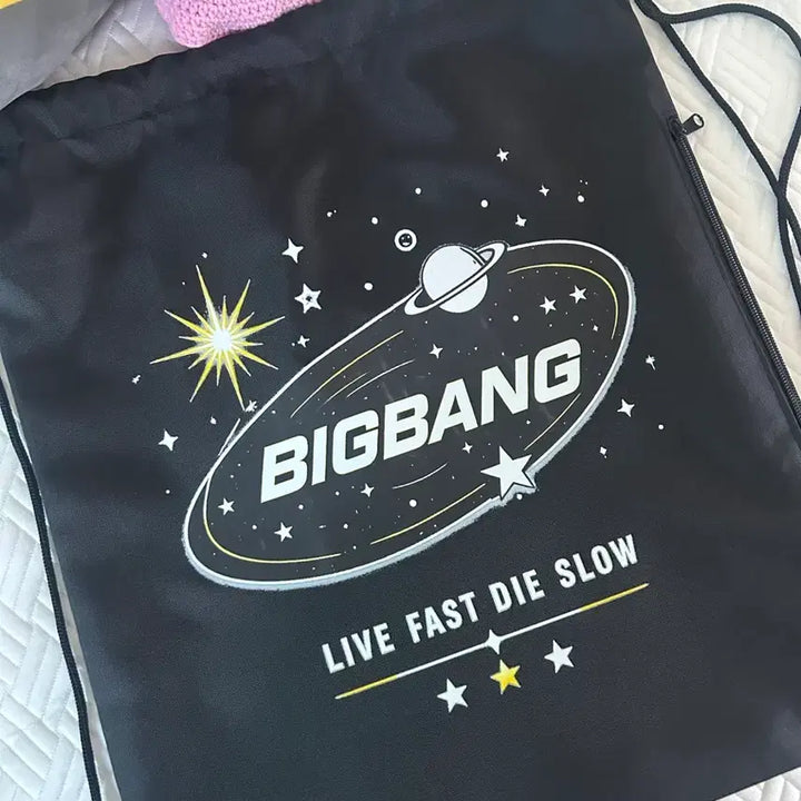 [BUNJANG] BIGBANG Design Gym Sack / 비공굿)) 빅뱅 디자인 짐색판매