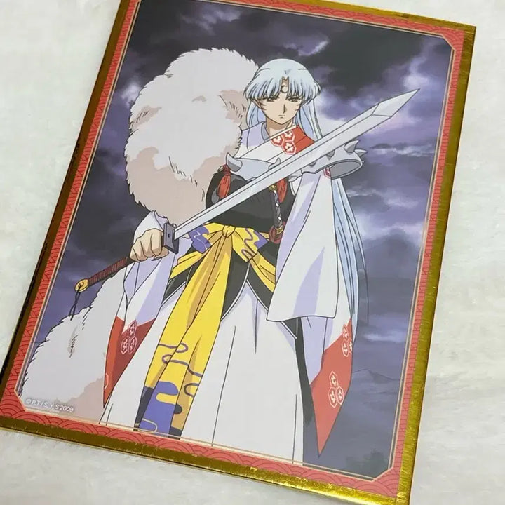 [BUNJANG] Inuyasha Omakes Pop-Up Cafe Sesshomaru Illustration Board Shikishi Set / 이누야샤 오마케 팝업 카페 일러스트 보드 색지 셋쇼마루