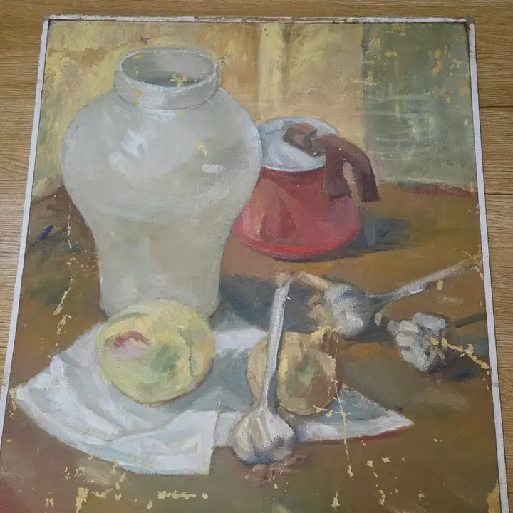 [BUNJANG] Professor Cho Byung-ok Still Life Oil Painting (1993) / 조병옥 교수 빈티지 정물 유화 10호 (1993년작)