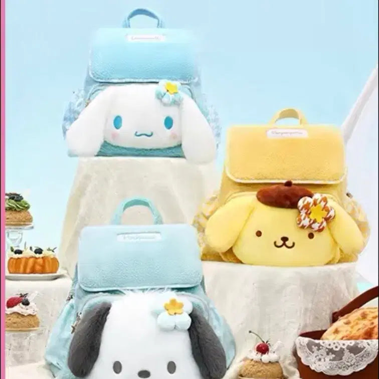 [BUNJANG] Sanrio Spring Flower Series Taiwan Limited Kuji Pompompurin &amp; My Melody Bags / 산리오 봄꽃 시리즈 대만 한정 쿠지 A상 폼폼푸린, C상 마이멜로디 가방