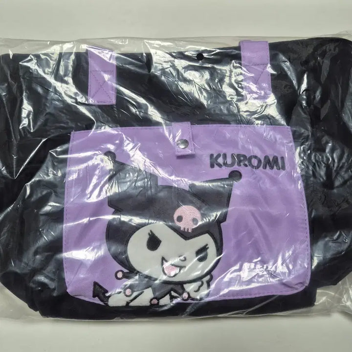 [BUNJANG] Sanrio Kuromi Black Tote Bag / (새상품) 산리오 캐릭터 쿠로미 가방 블랙 토트백