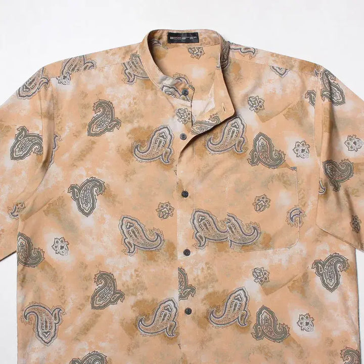 [BUNJANG] 95 Colorless Paisley Shirt Loose Fit / 95 칼라리스 페이즐리셔츠 루즈핏 139