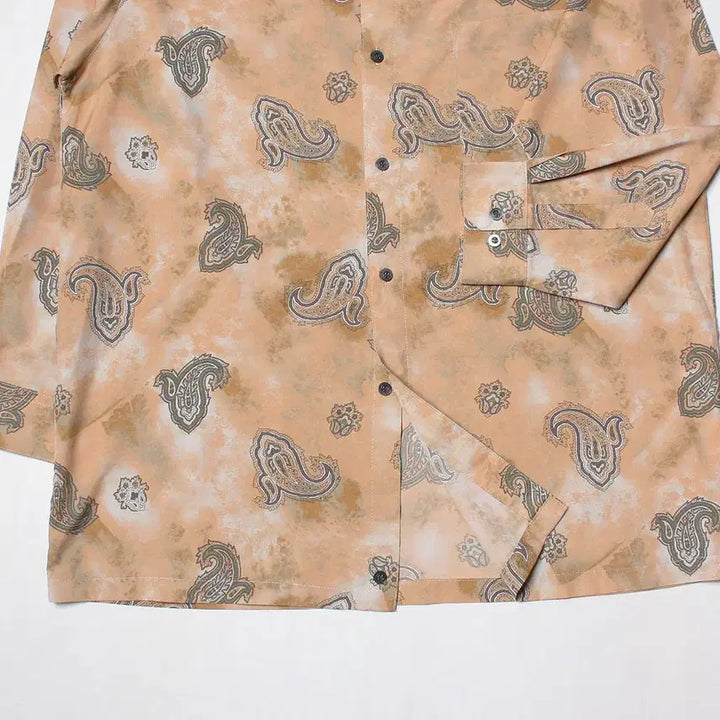 [BUNJANG] 95 Colorless Paisley Shirt Loose Fit / 95 칼라리스 페이즐리셔츠 루즈핏 139