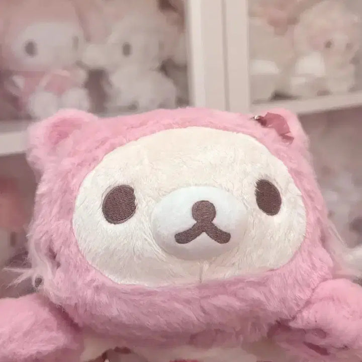 [BUNJANG] Rilakkuma Strawberry Cat Plush Toy / 딸기 네코 코리락쿠마