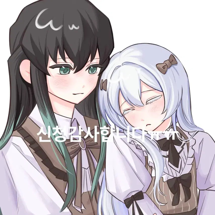 [BUNJANG] Omakase Doodle Style Commission / 오마카세 동글한 커미션 (드림 페어 가능