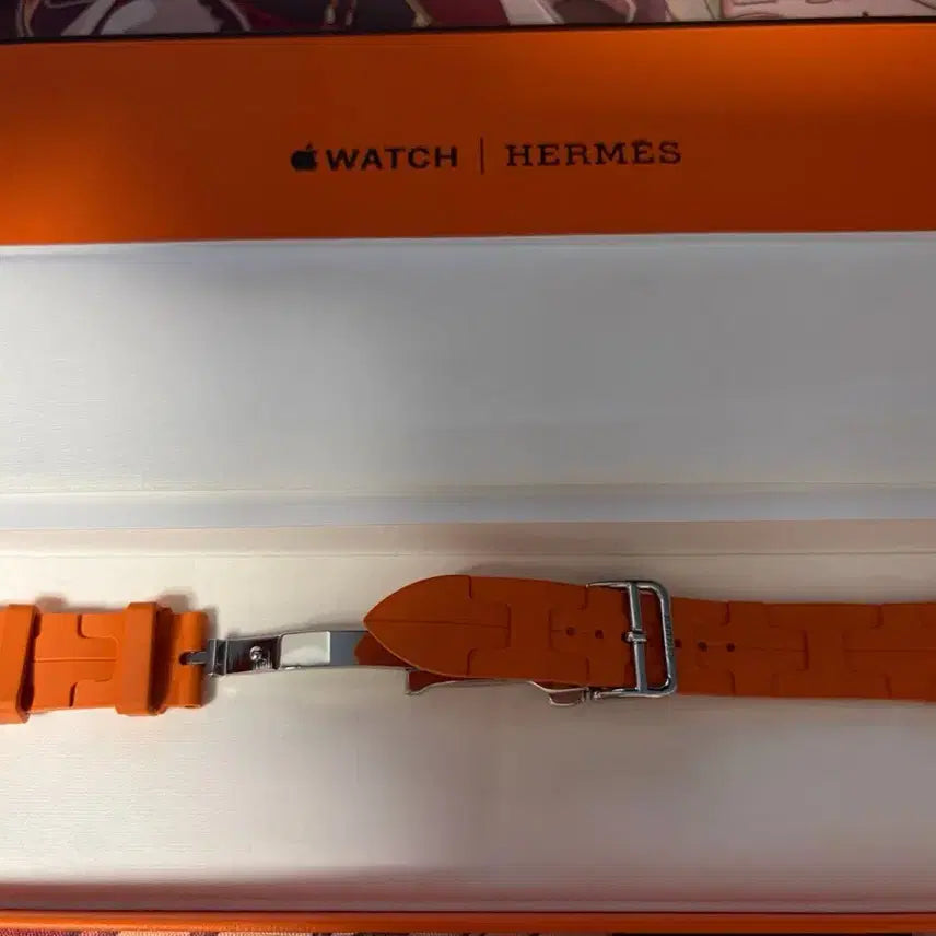 [BUNJANG] Hermès Kilim Orange 42mm Apple Watch Strap / 에르메스 애플워치 42mm 스트랩 킬림 오랑쥬