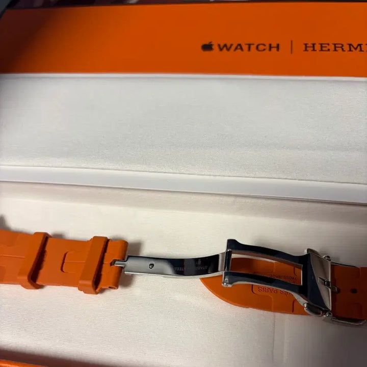 [BUNJANG] Hermès Kilim Orange 42mm Apple Watch Strap / 에르메스 애플워치 42mm 스트랩 킬림 오랑쥬