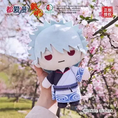 [BUNJANG] Gintama Gintoki Plush Toy / [은혼] Q판 누이구루미 봉제인형 사카타 긴토키 중국 공식 굿즈