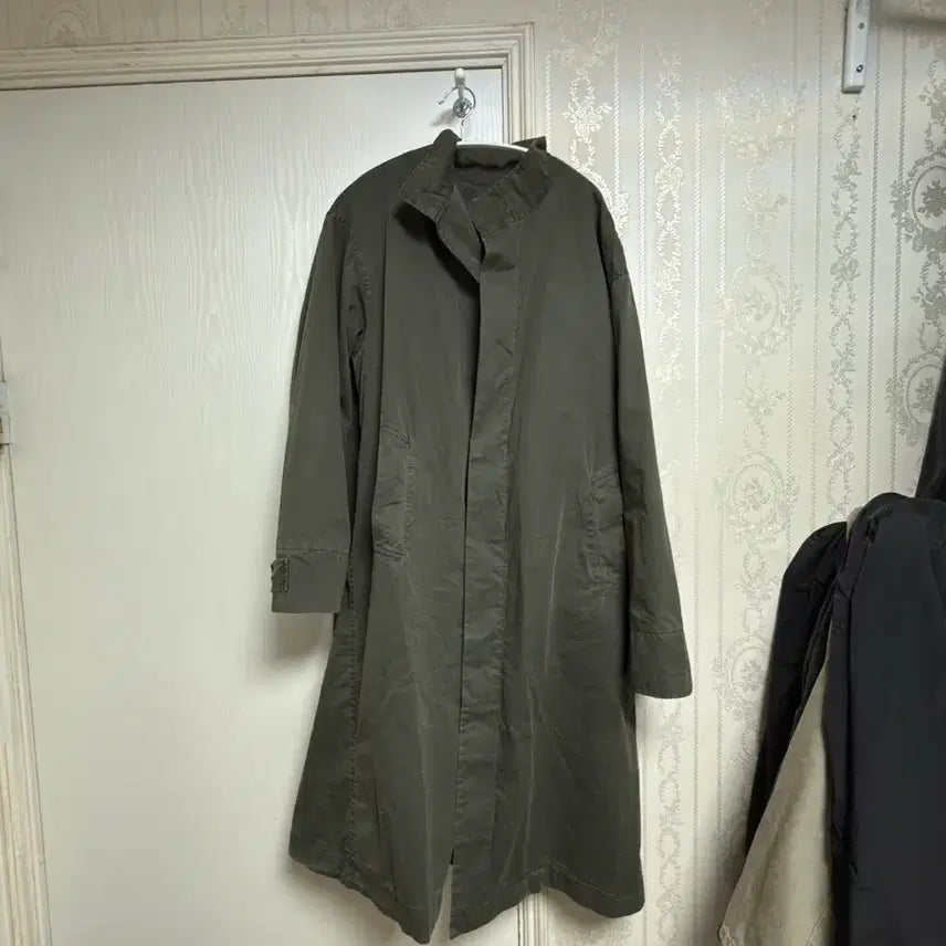 [BUNJANG] HAECHI.ROOM Windy Coat Overdyed Khaki Size 4 / 해칭룸 윈디 코트 오버 다이드 카키 4