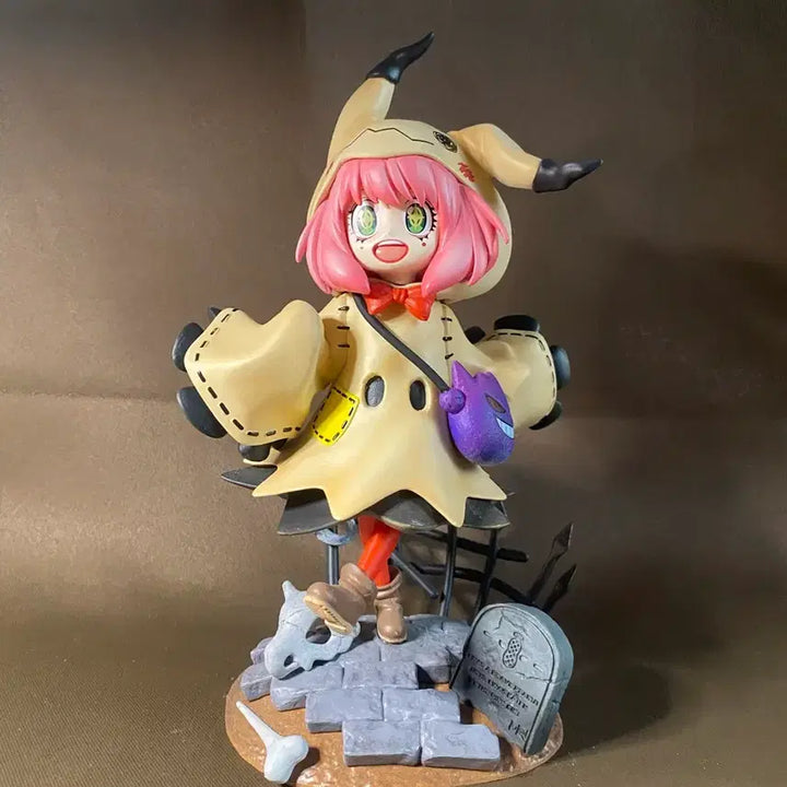 [BUNJANG] Spy x Family Anya Forger x Cubone Statue Figure / 스파이패밀리 아냐 포저x따라큐 스태츄 피규어 판매!