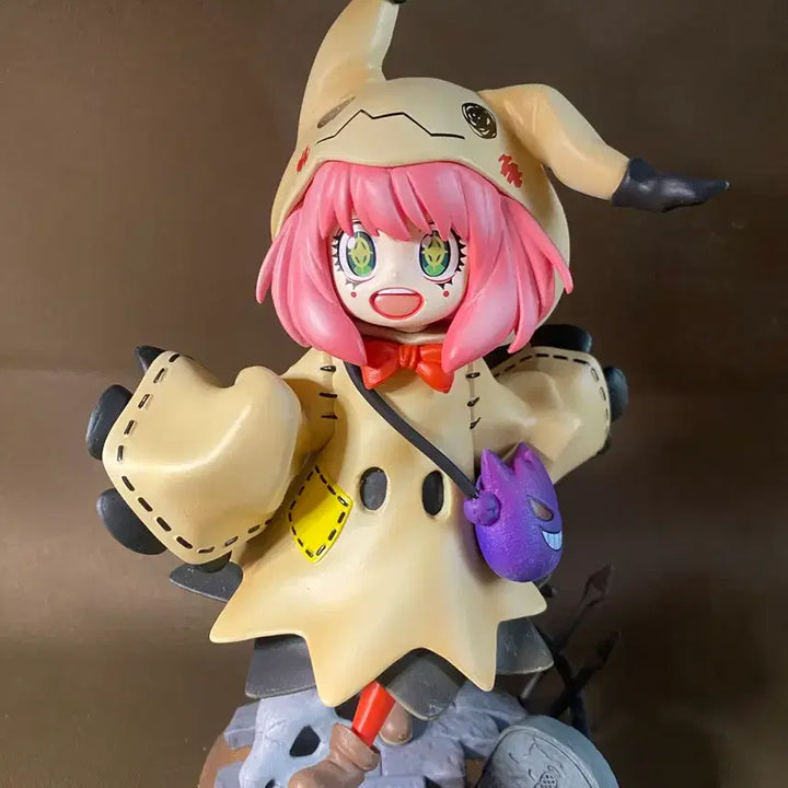 [BUNJANG] Spy x Family Anya Forger x Cubone Statue Figure / 스파이패밀리 아냐 포저x따라큐 스태츄 피규어 판매!