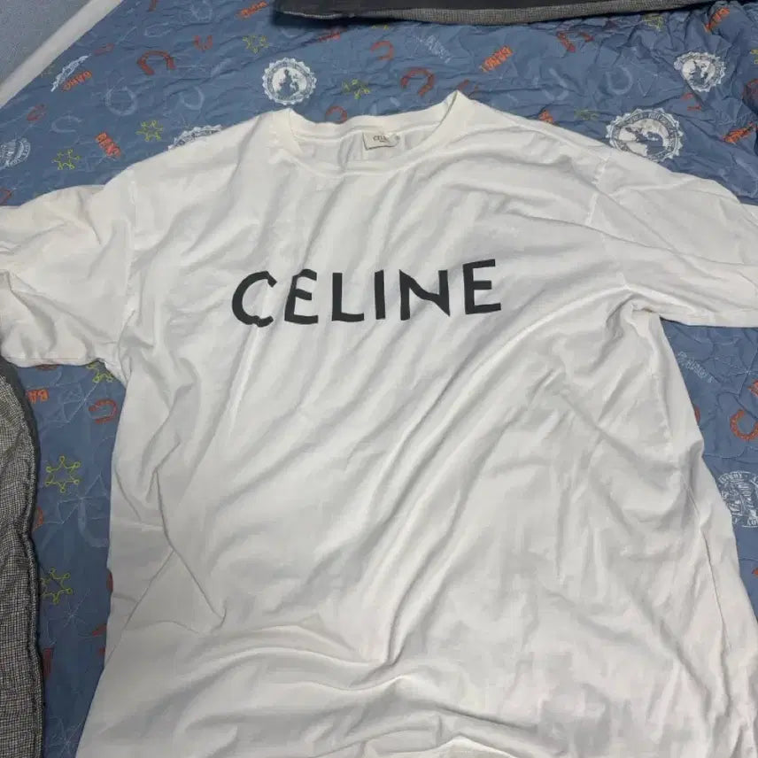 [BUNJANG] Celine Logo Short Sleeve T-Shirt / 셀린느 반팔