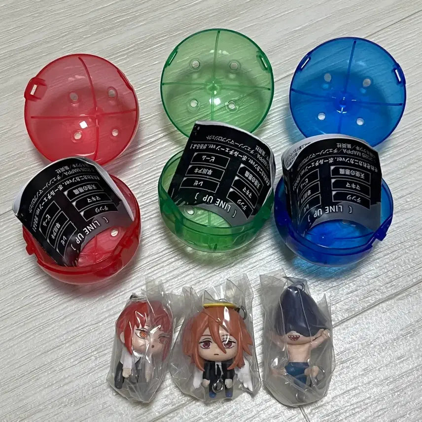 [BUNJANG] Chainsaw Man Gachapon Makima, Angel, Beam - 3종 Set / 체인소맨 대롱가챠 대롱 마키마 천사 빔 3종 일괄 판매
