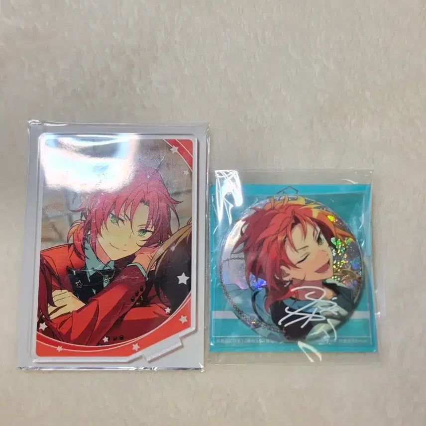 [BUNJANG] Ensemble Stars! Leo 5th Anniversary Acrylic Standee &amp; 9th Anniversary Badge Bundle / 앙상블 스타즈 앙스타 레오 5주년 아크릴 9주년 뱃지 일괄 양도