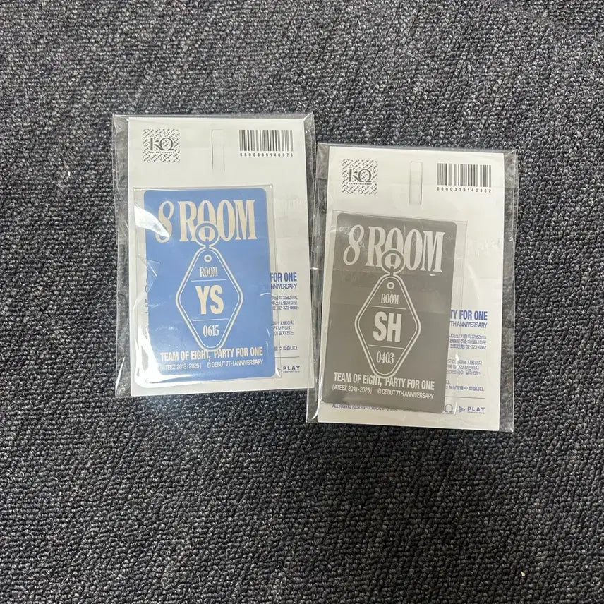 [BUNJANG] ATEEZ 8ROOM Keyring Yeosang Seonghwa Sealed / 에이티즈 8ROOM 키링 여상 성화 미개봉