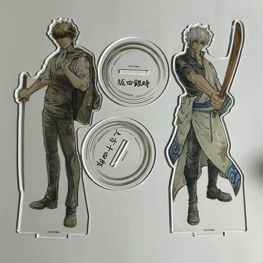 [BUNJANG] Gintama Gintoki Hijikata Big Acrylic Stand Set / 은혼 난쟈타운 긴토키 히지카타 빅아크릴