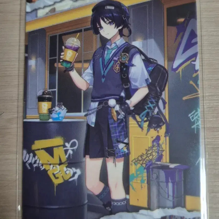 [BUNJANG] Genshin Impact Scaramouche Photocard / 원신 메가커피 방랑자 포토카드