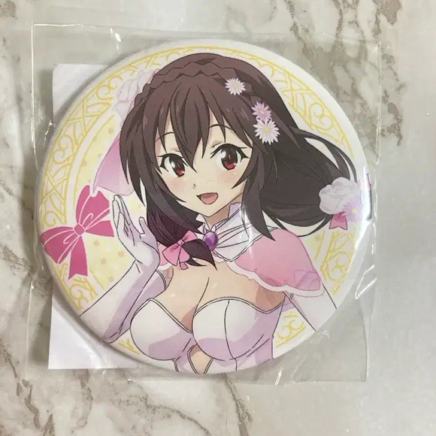 [BUNJANG] KonoSuba Yunyun Dress Version Can Badge / 코노스바 융융 쿠지비키도 드레스 버전 캔뱃지