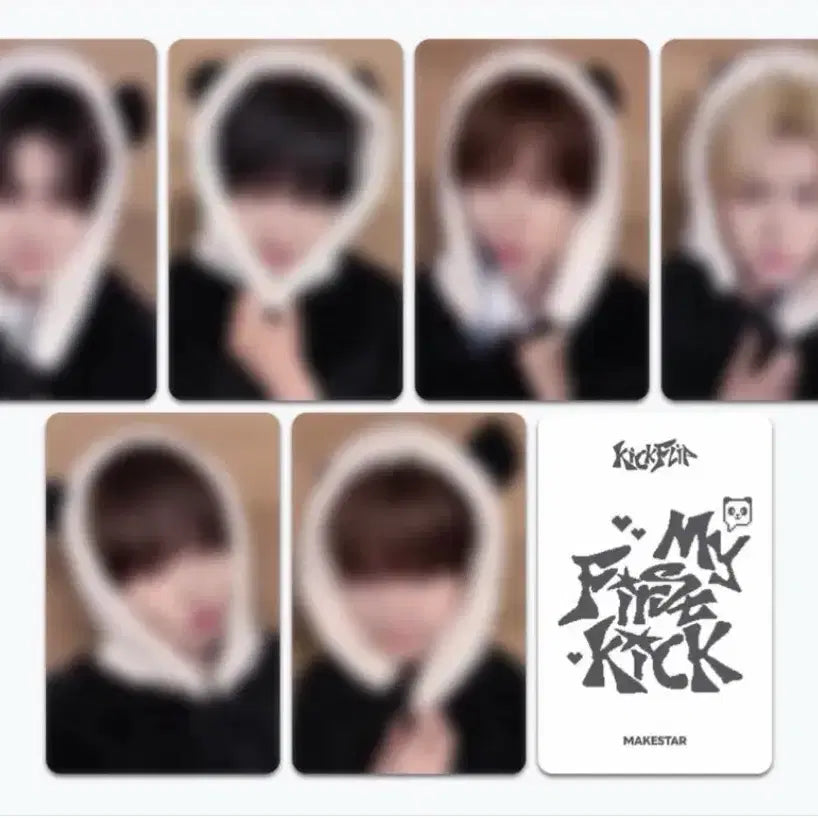 [BUNJANG] Flip Make Star Panda Ver. Lucky Draw Photocard / 킥플립 메이크스타 판다ver 영통 미공포 양도