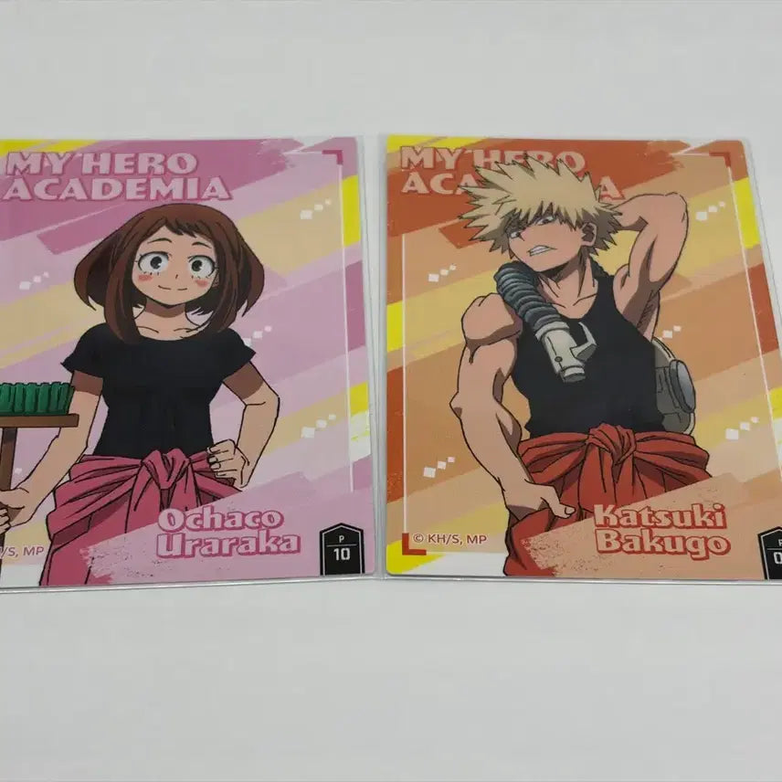 [BUNJANG] My Hero Academia Ochaco &amp; Bakugo Trading Cards / 나의 히어로 아카데미아 카드 우라라카 바쿠고