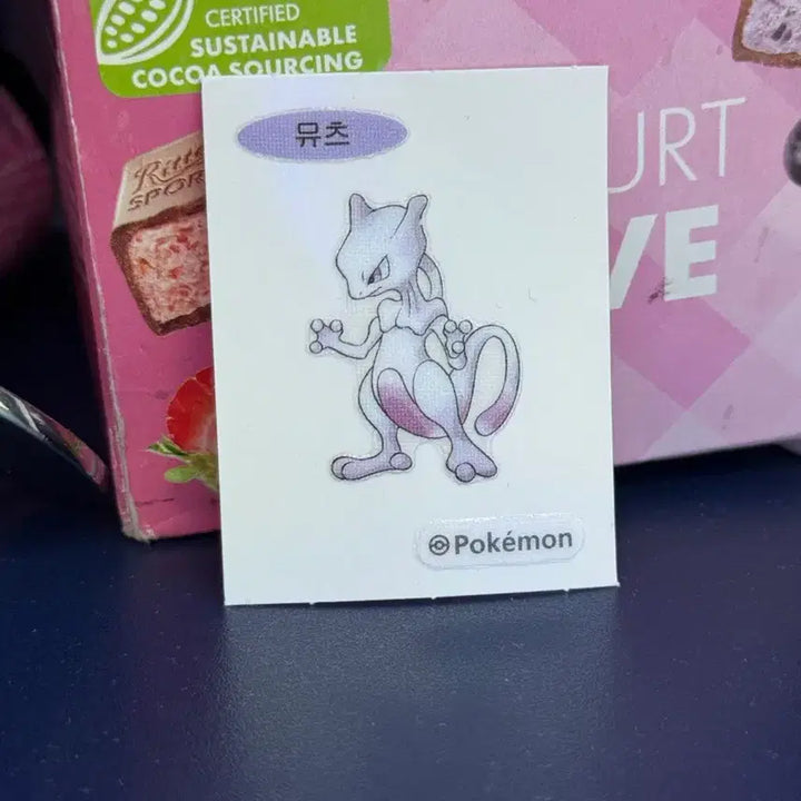 [BUNJANG] Pokemon 30th Anniversary Sticker - Mewtwo / 30주년 포켓몬 띠부씰 뮤츠입니다!