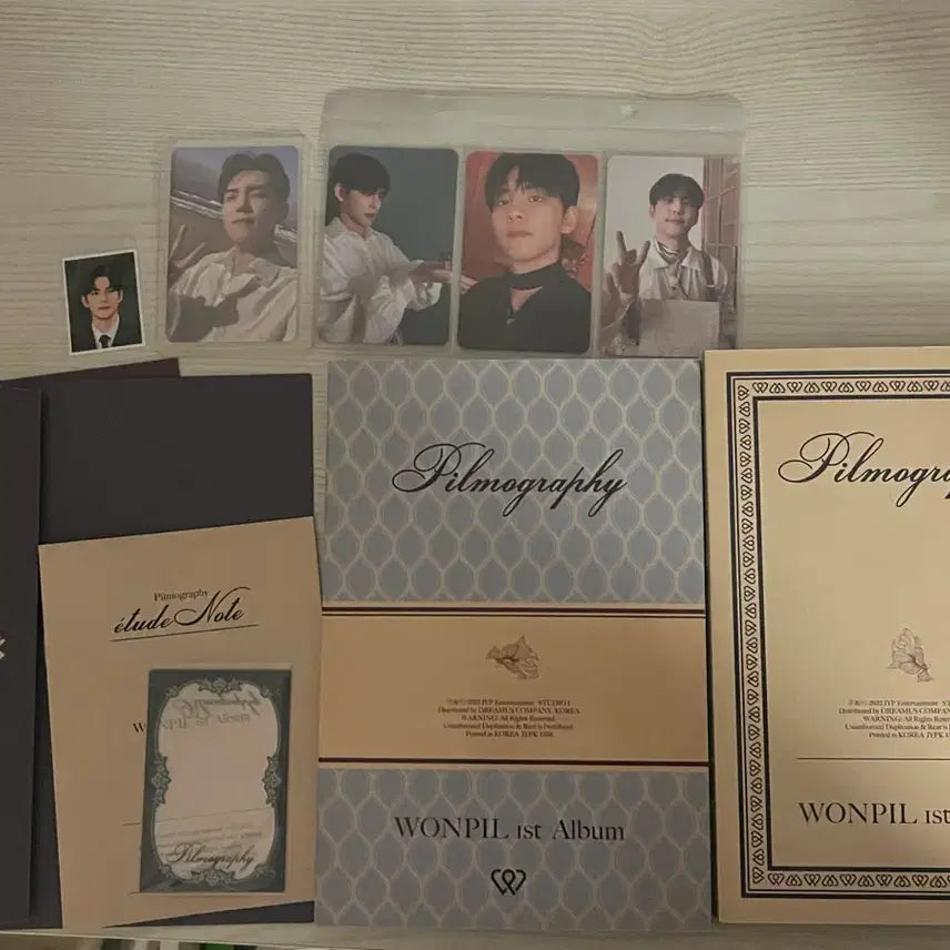 [BUNJANG] DAY6 Wonpil Filmography (Album Photocard, Notebook, Letter) Bundle Set / 데이식스 원필 필모그래피 (앨범 포카 습작노트 편지)