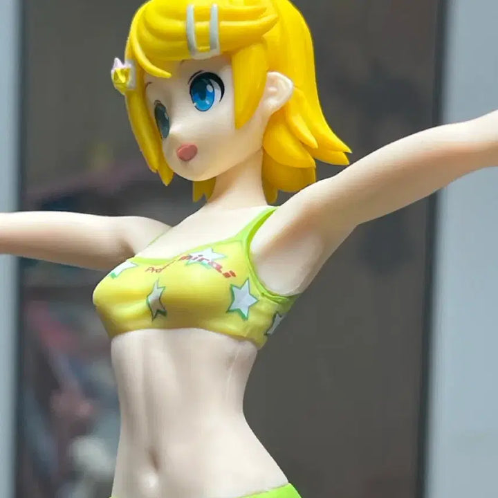 [BUNJANG] Kagamine Rin Swimsuit Figure Project Mirai / 화요일 까지 세일)카가미네 린 수영복 피규어 프로젝트 미라이 미소녀