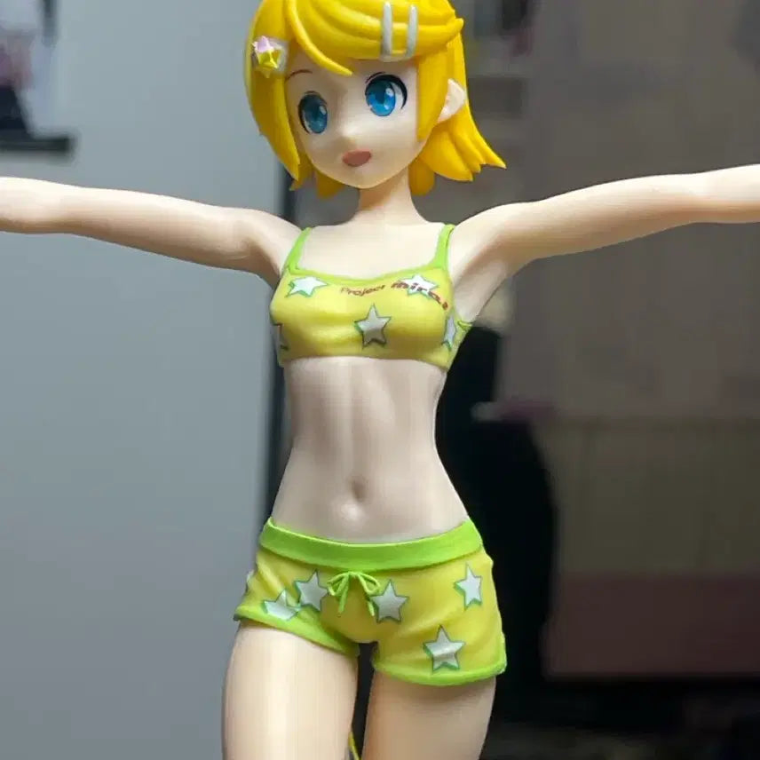 [BUNJANG] Kagamine Rin Swimsuit Figure Project Mirai / 화요일 까지 세일)카가미네 린 수영복 피규어 프로젝트 미라이 미소녀