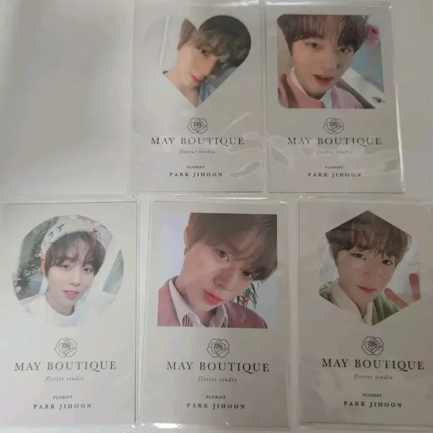 [BUNJANG] Park Jihoon MAY 2nd Gen Kit Lottery Photocard / 박지훈 메이 2기 키트 복권 5종 포카 새제품