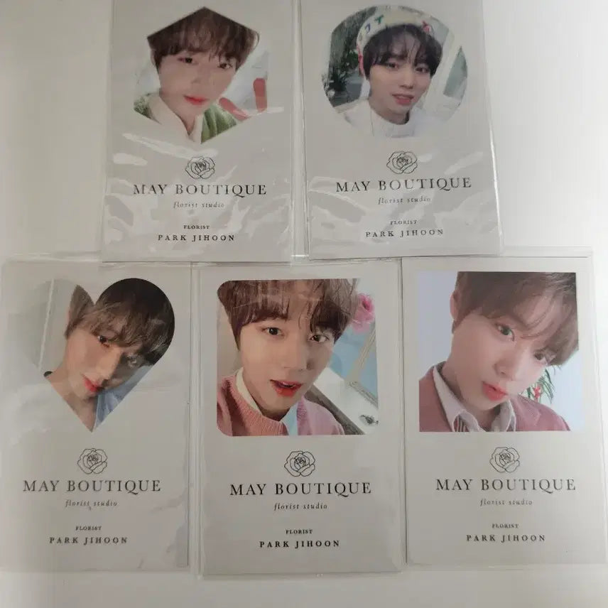 [BUNJANG] Park Jihoon MAY 2nd Gen Kit Lottery Photocard / 박지훈 메이 2기 키트 복권 5종 포카 새제품