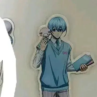 [BUNJANG] Blue Lock Yo Hiori Sanrio Collaboration Acrylic Stand &amp; Can Badge Set / 블루록 히오리 요우 산리오 콜라보 아크릴 스탠드