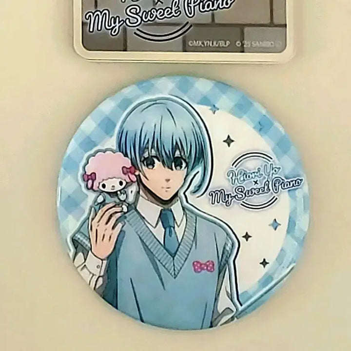 [BUNJANG] Blue Lock Yo Hiori Sanrio Collaboration Acrylic Stand &amp; Can Badge Set / 블루록 히오리 요우 산리오 콜라보 아크릴 스탠드