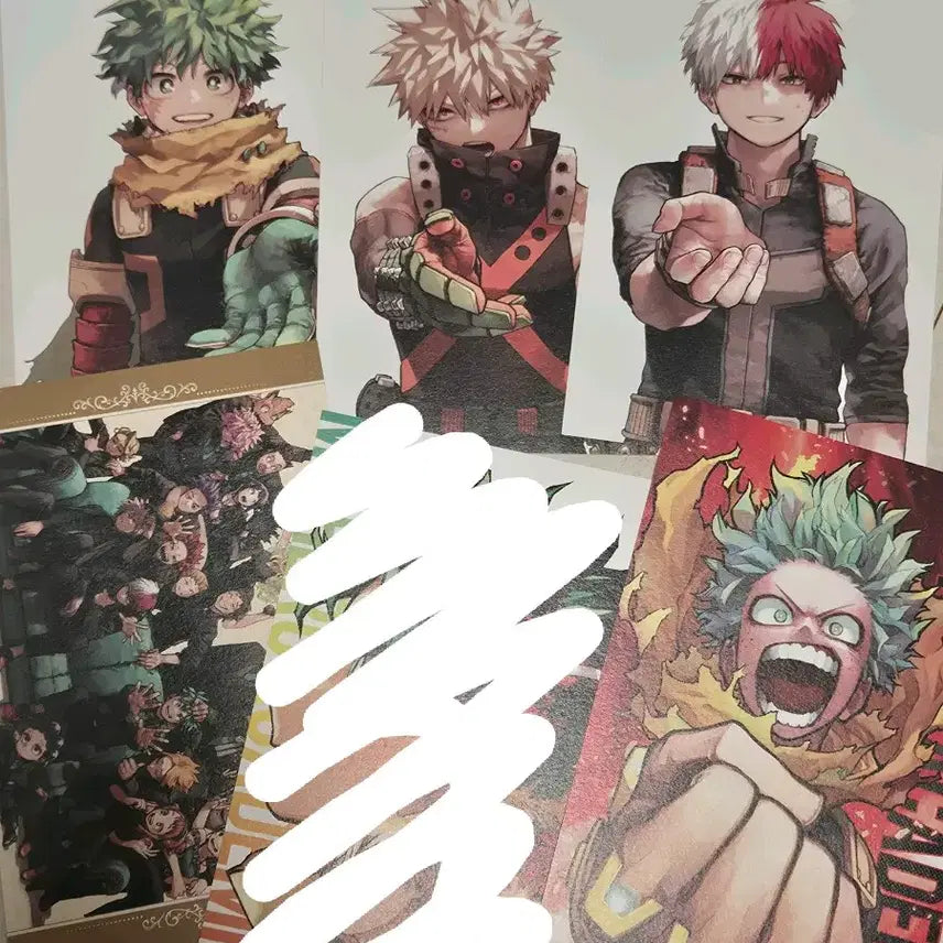 [BUNJANG] My Hero Academia Volume 42 Illustrated Postcard Bundle Set / 나히아 42권 엽서, 일러스트 엽서 일괄