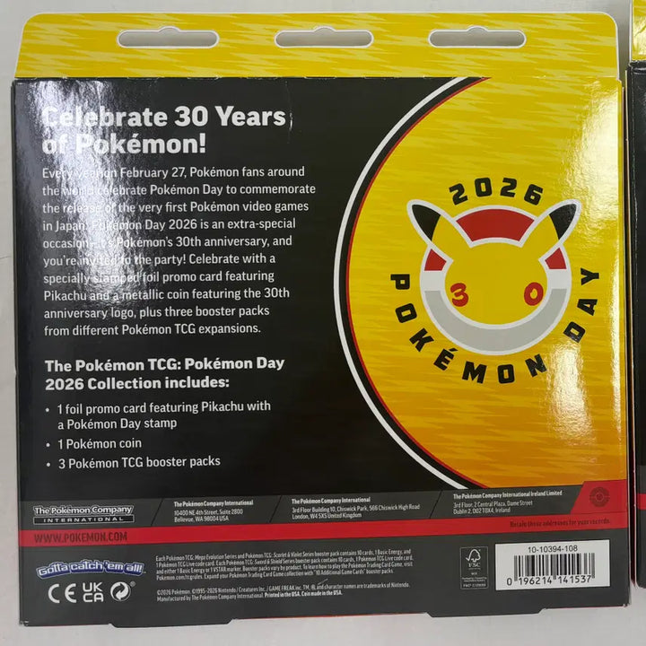 [BUNJANG] Pokemon TCG 30th Anniversary US Edition (Sealed) / 포켓몬카드 미국판 30주년 (미개봉)