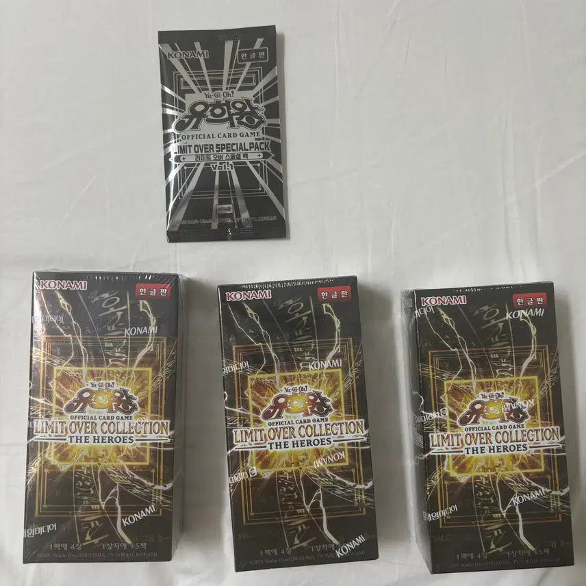 [BUNJANG] Yu-Gi-Oh! Limit Over Collection Korean Edition Sealed Booster Box / (미개봉) 유희왕 리미트 오버 컬렉션 한글판 (3개당 스페셜팩 1개)