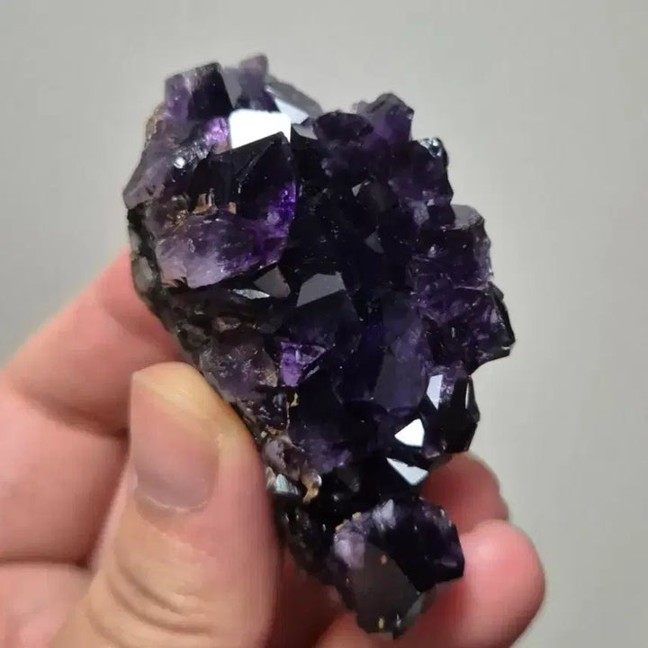[BUNJANG] Deep Amethyst Cluster Crystal - Natural Birthstone / 진한 포도주빛 자수정! 클러스터 원석 결정 광물 탄생석