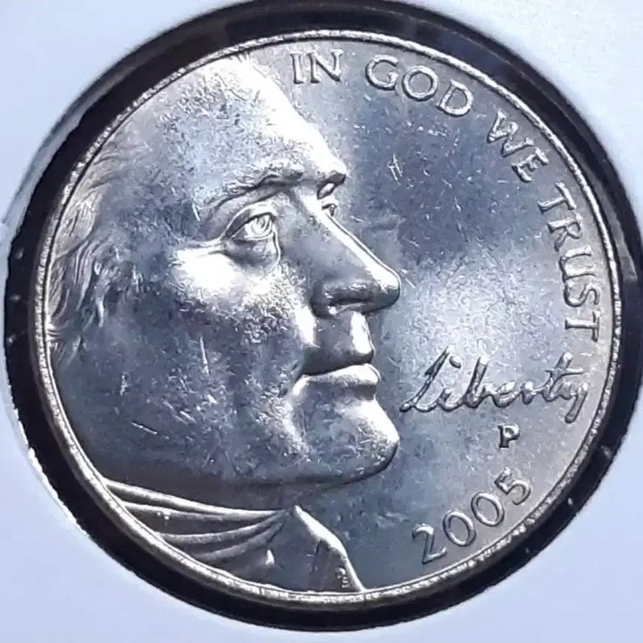 [BUNJANG] USA 2005 5 Cents Buffalo Nickel Uncirculated Coin / 미국 미사용 2005년 5센트.외국주화 주화 화폐 동전