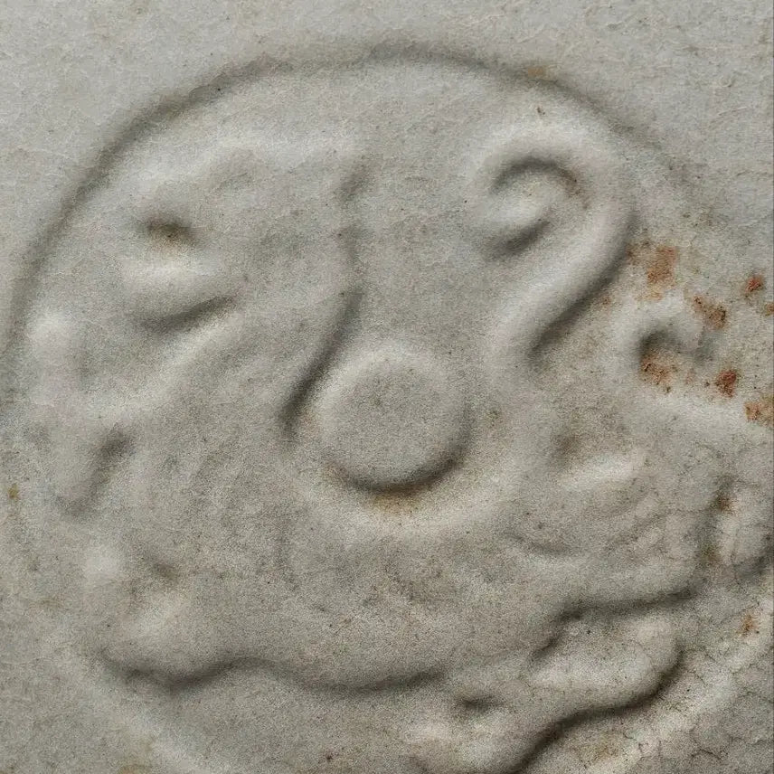 [BUNJANG] Qing Dynasty Longquan Kiln White Glaze Pressed Pattern Flask Celadon Porcelain Antique / [진품] 청대 후기 용천요 백유 압출문 편병 중국도자기 골동품 고미술품