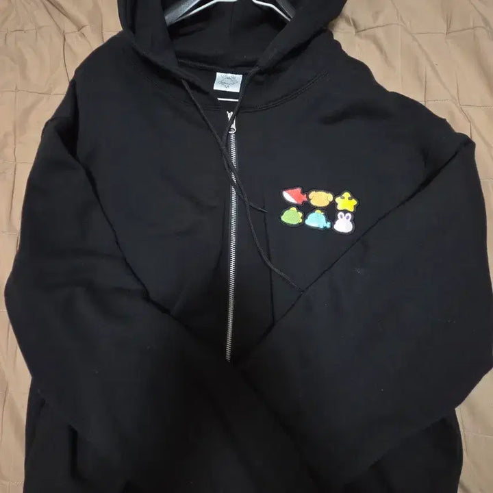 [BUNJANG] Pixelry Jjameul 10th Anniversary Pop-Up Exclusive Embroidered Hoodie M / 픽셀리 잠뜰 10주년 팝업 한정 자수 후드집업 M