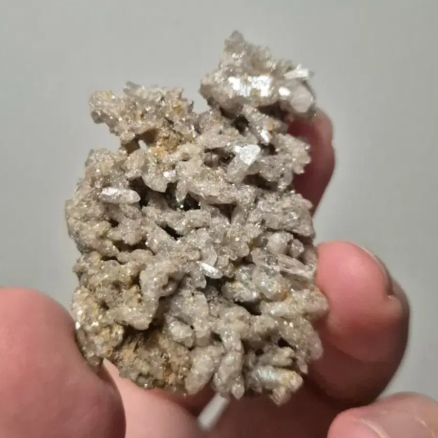 [BUNJANG] Rare Ganesh Himal Muscovite Quartz Cluster Mineral Specimen / 초희귀! 네팔 가네쉬히말 백수정 머스코바이트 쿼츠 원석 광물 표본